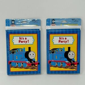 It's A Party Thomas The Train Party Express Hallmark Invitations 8 Lot of 2